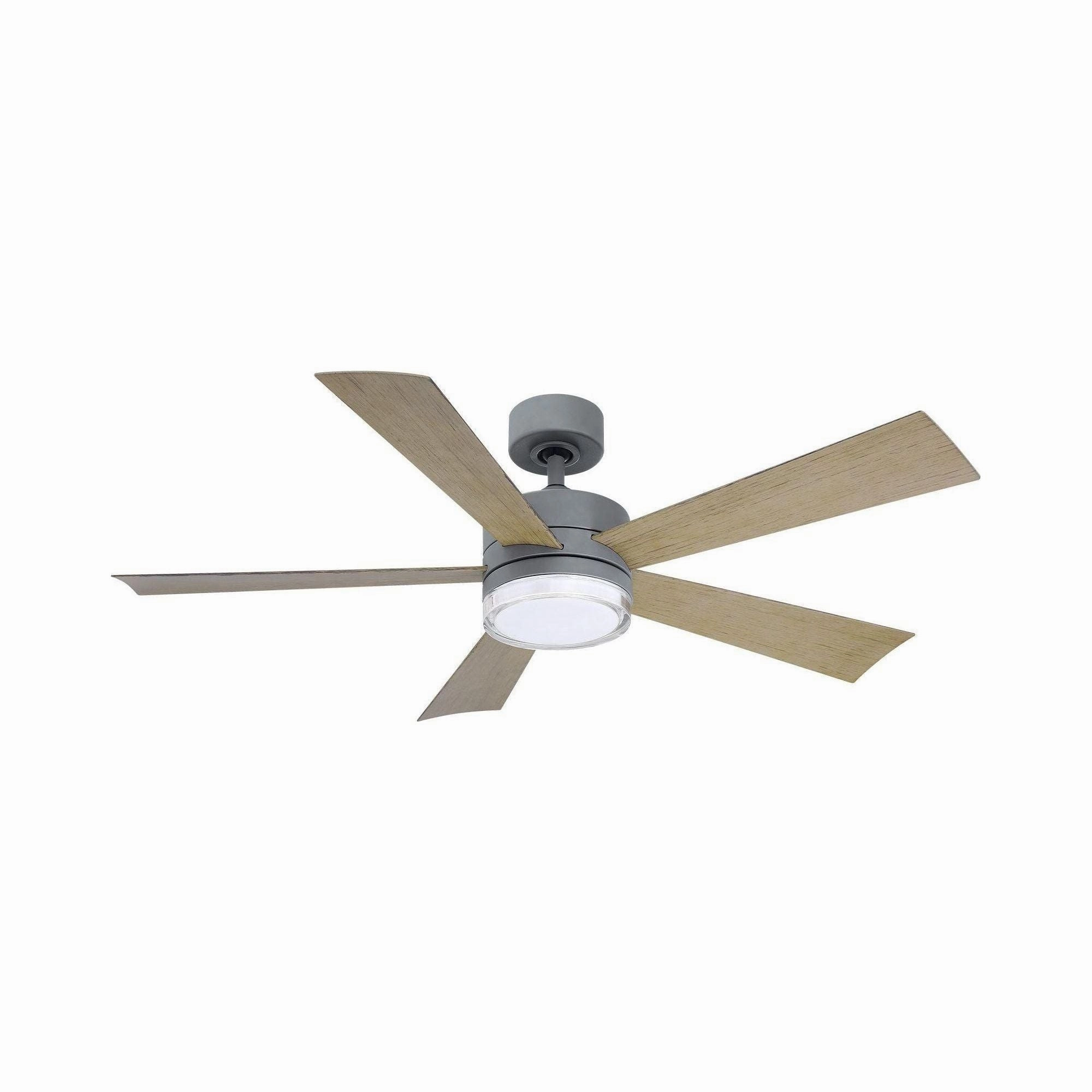 Wynd Indoor/Outdoor 5-Blade 52" Smart Ceiling Fan with LED Light Kit and Remote Control