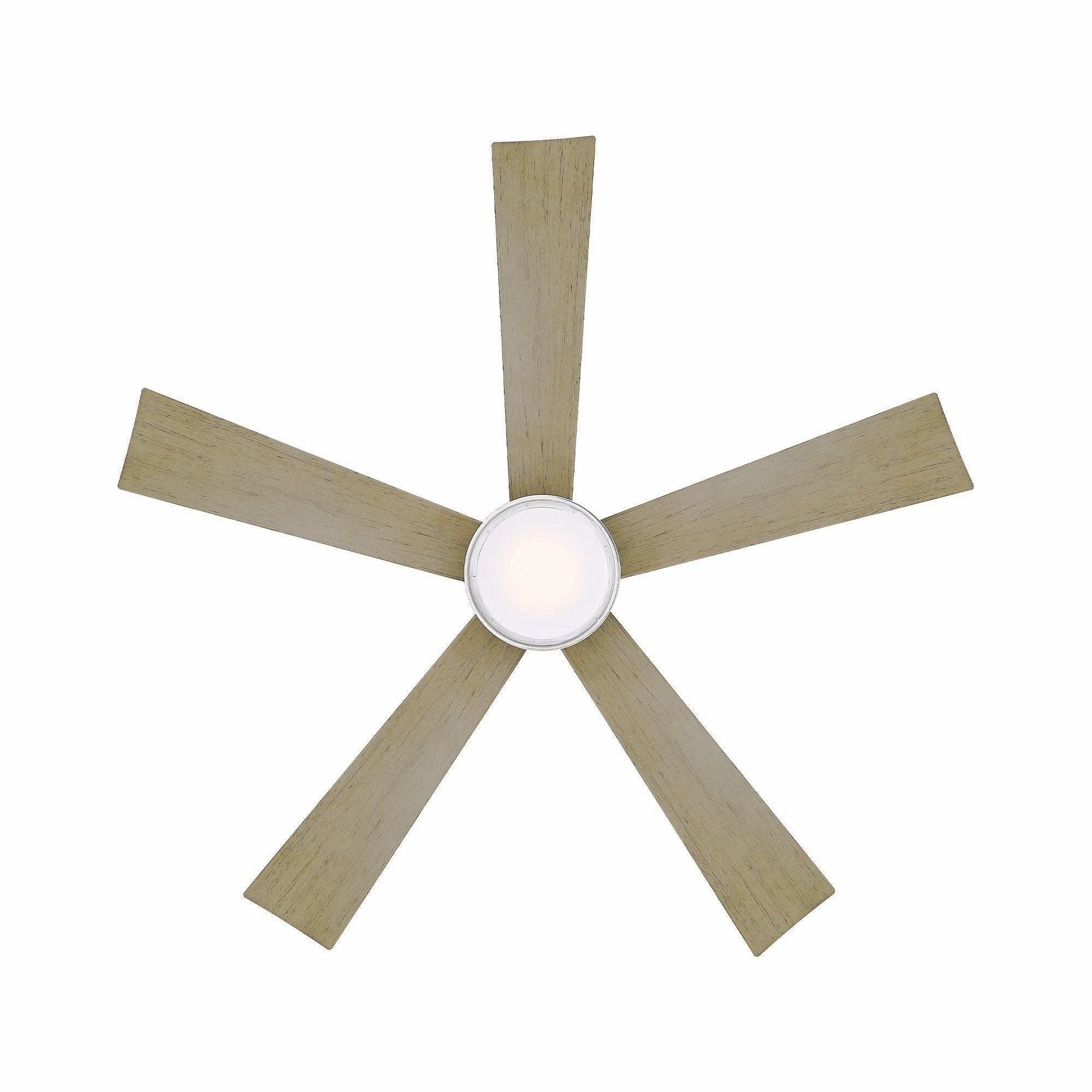 Wynd Indoor/Outdoor 5-Blade 52" Smart Ceiling Fan with LED Light Kit and Remote Control