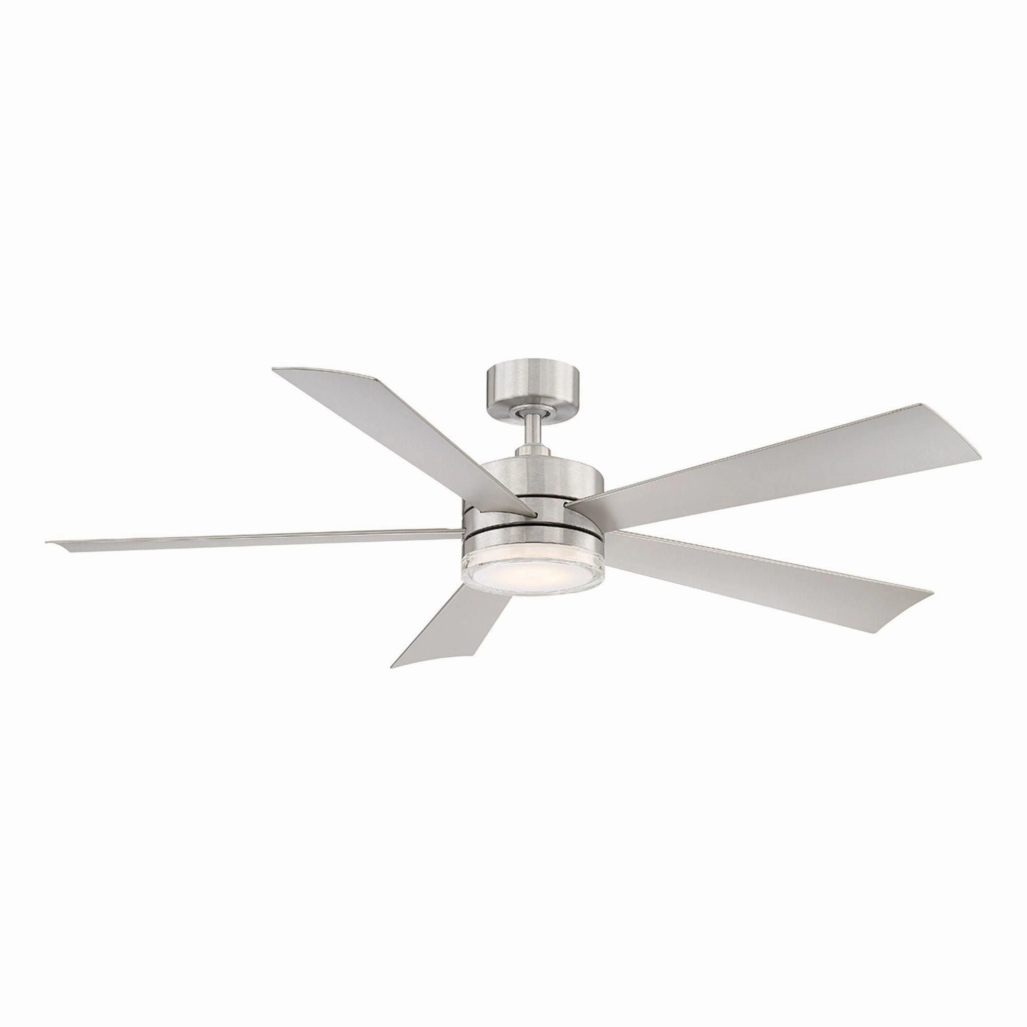 Wynd Indoor/Outdoor 5-Blade 60" Smart Ceiling Fan with LED Light Kit and Remote Control