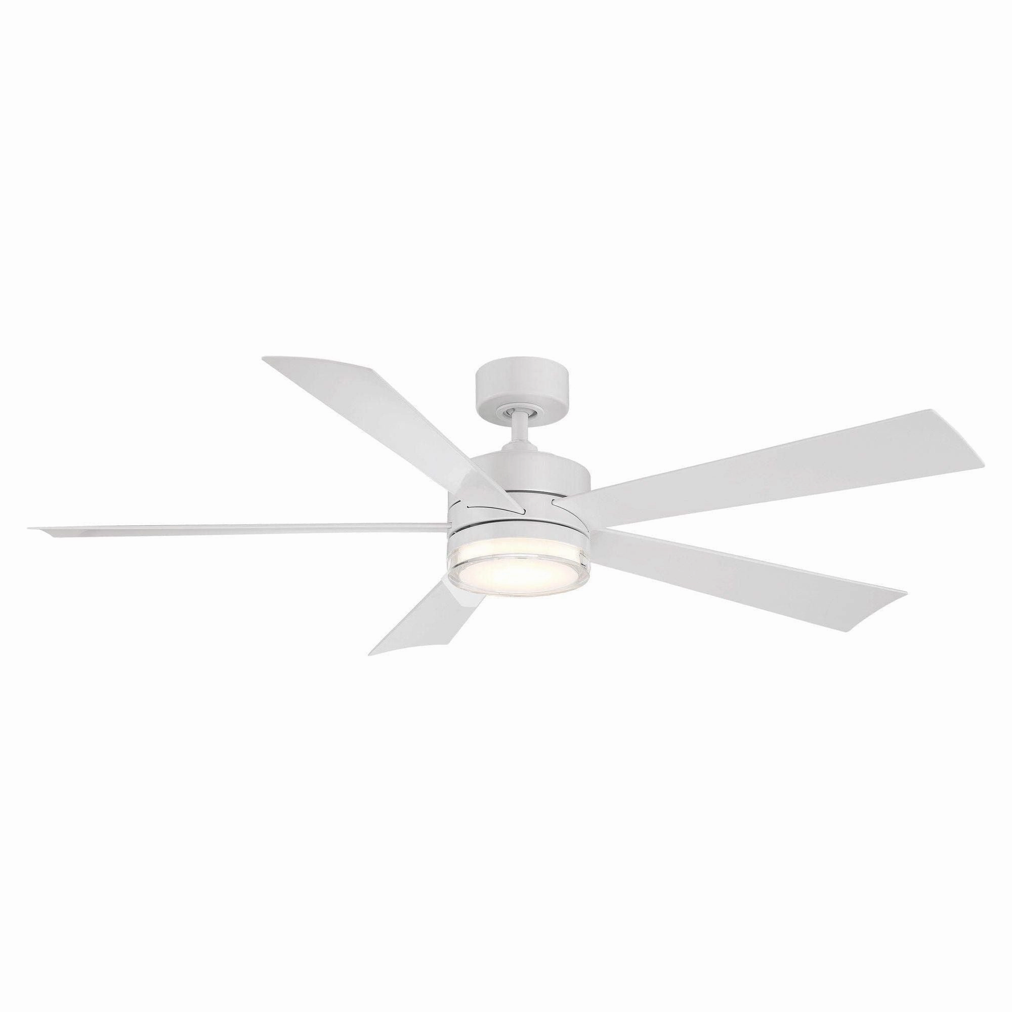 Wynd Indoor/Outdoor 5-Blade 60" Smart Ceiling Fan with LED Light Kit and Remote Control
