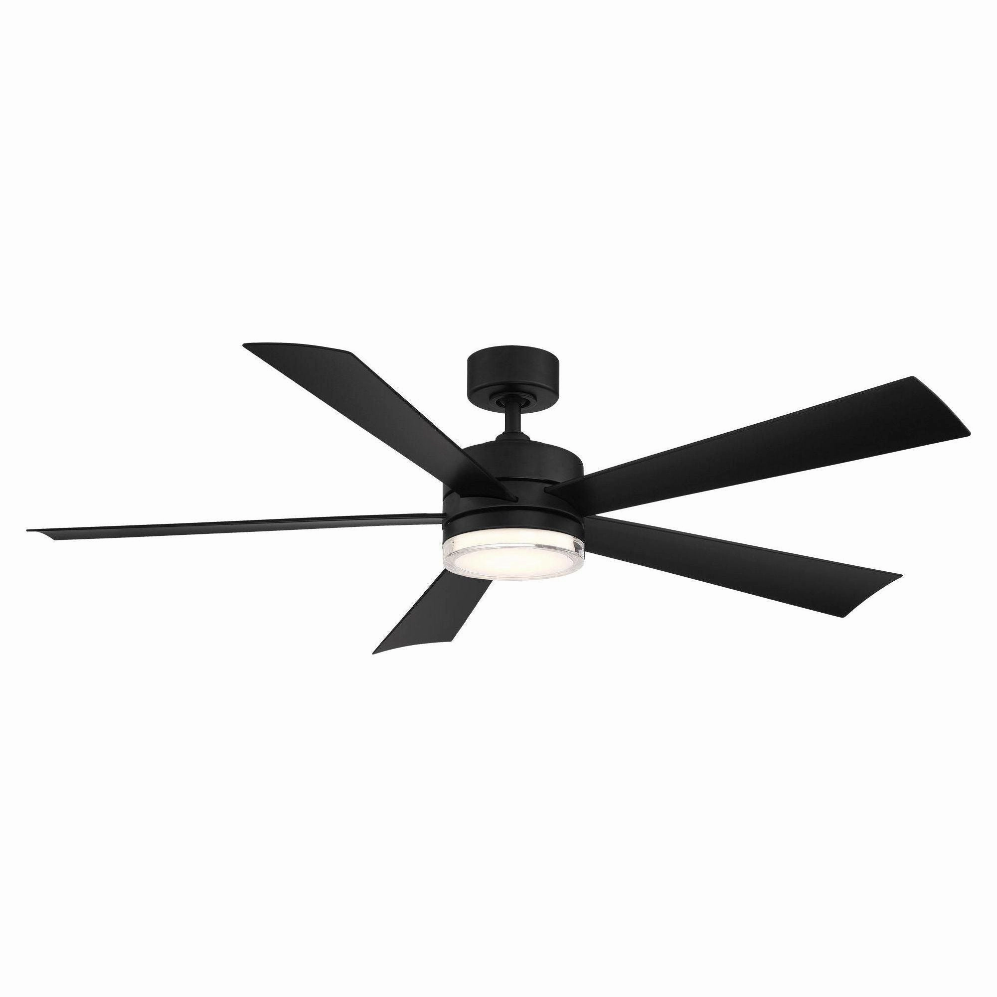 Wynd Indoor/Outdoor 5-Blade 60" Smart Ceiling Fan with LED Light Kit and Remote Control