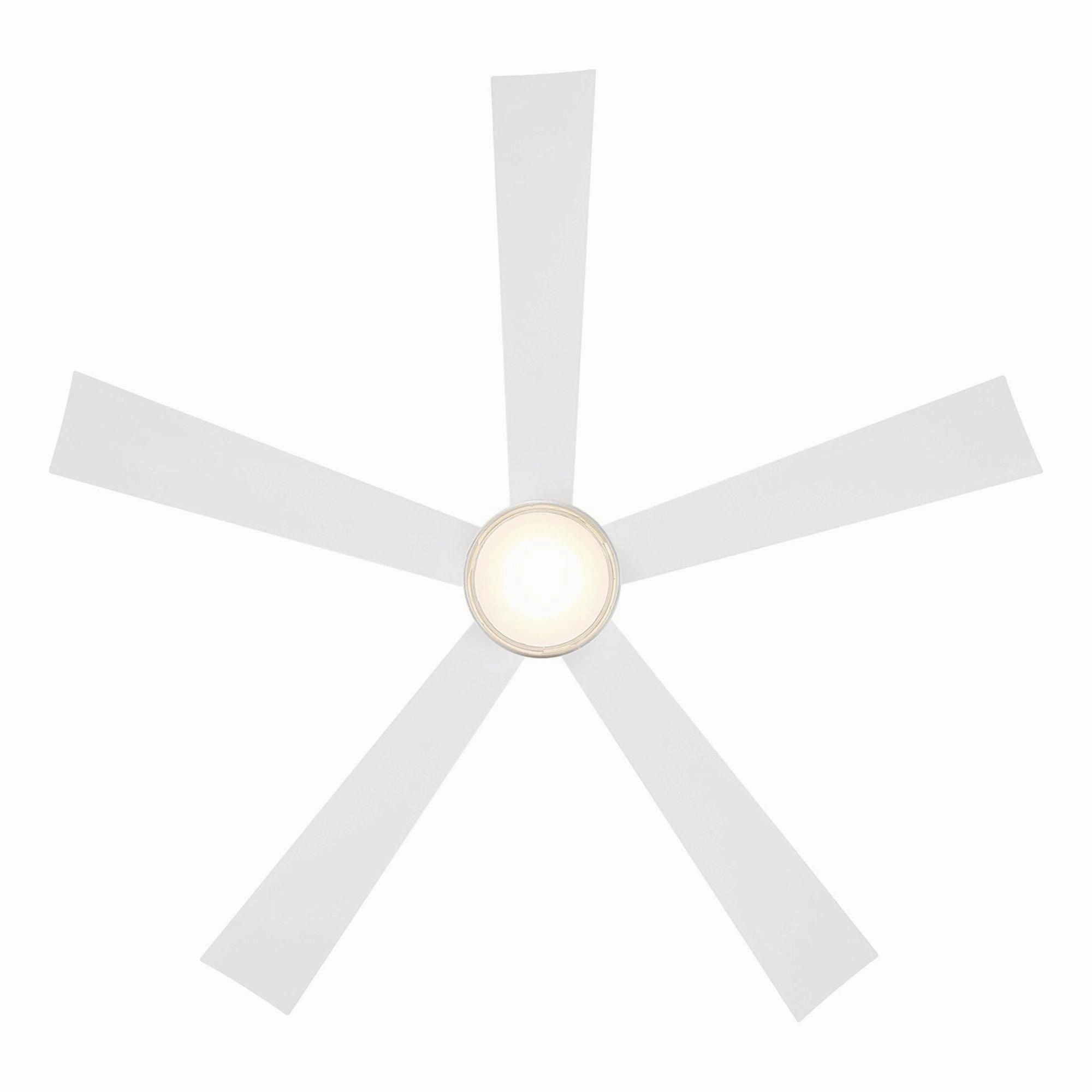 Wynd Indoor/Outdoor 5-Blade 60" Smart Ceiling Fan with LED Light Kit and Remote Control