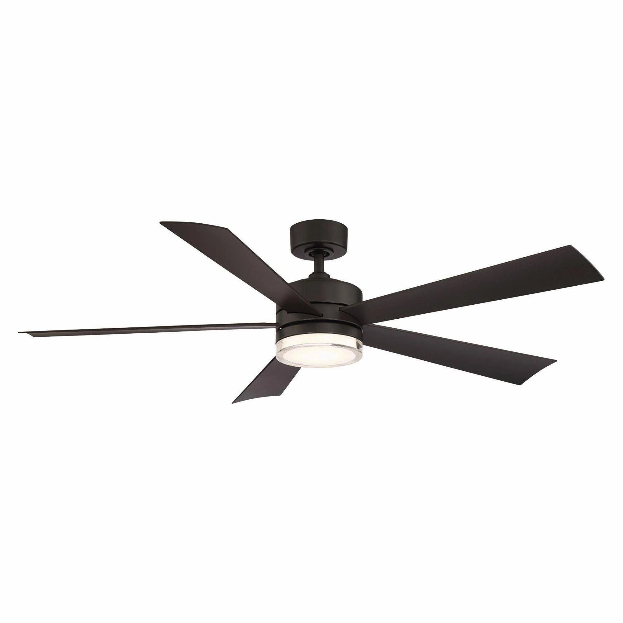 Wynd Indoor/Outdoor 5-Blade 60" Smart Ceiling Fan with LED Light Kit and Remote Control