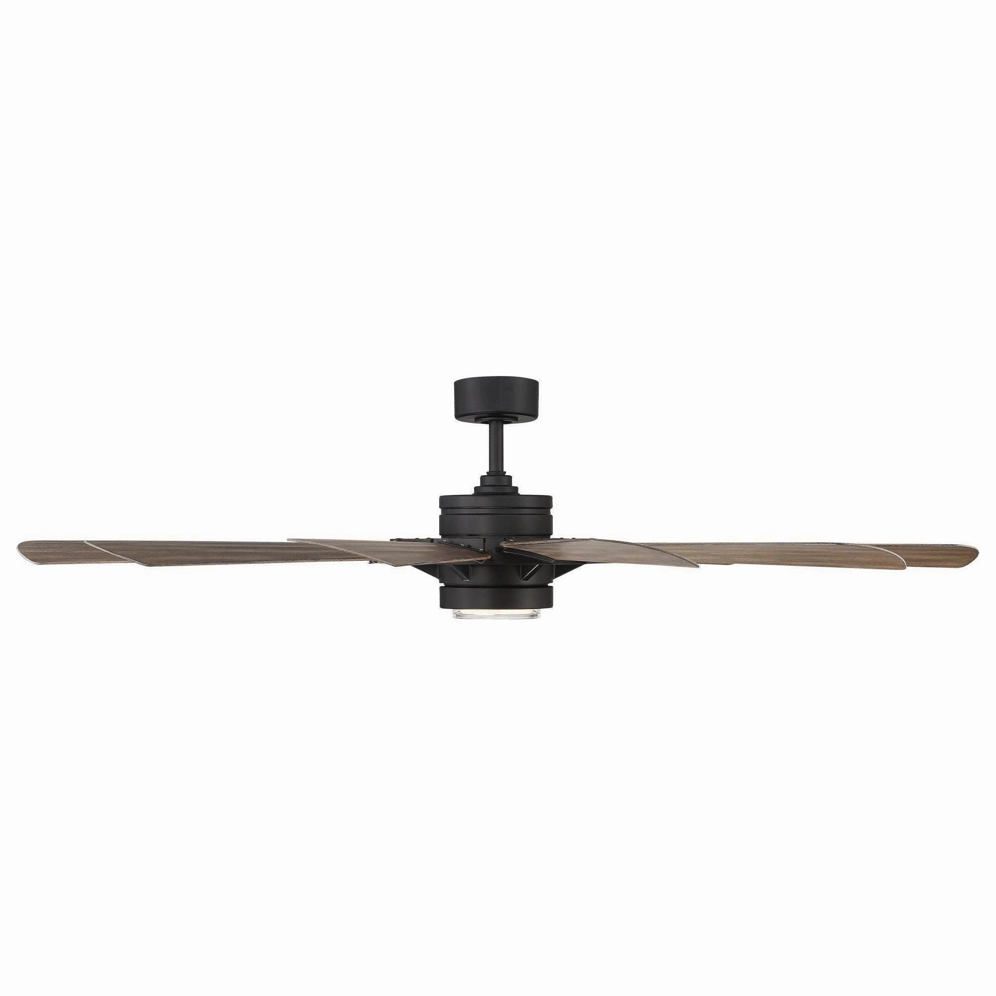 Wyndmill Indoor/Outdoor 12-Blade 65" Smart Ceiling Fan with LED Light Kit and Remote Control