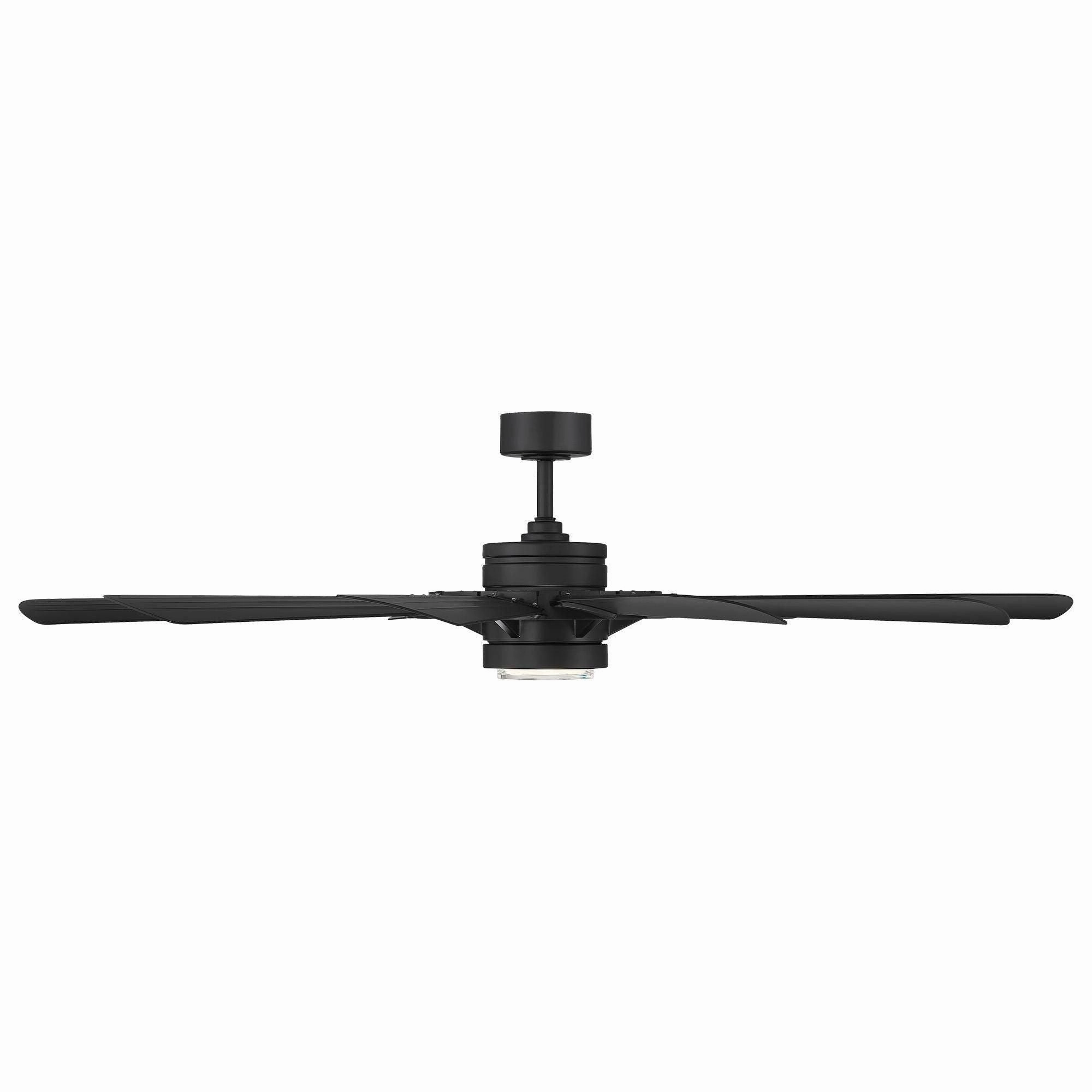Wyndmill Indoor/Outdoor 12-Blade 65" Smart Ceiling Fan with LED Light Kit and Remote Control
