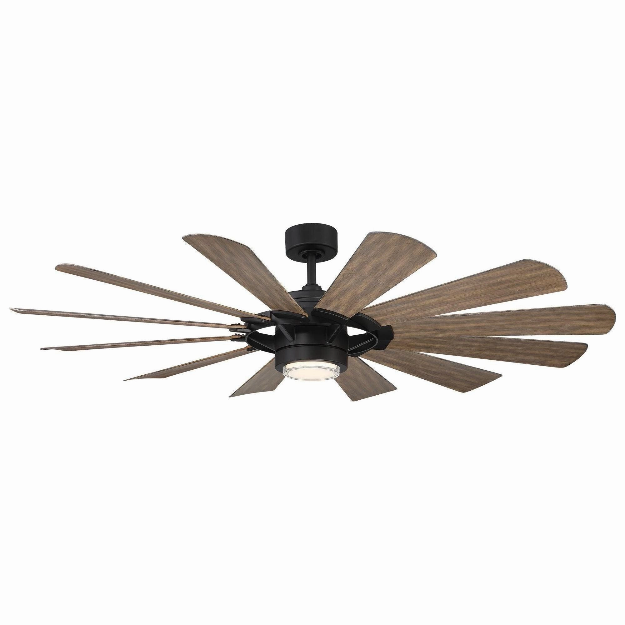 Wyndmill Indoor/Outdoor 12-Blade 65" Smart Ceiling Fan with LED Light Kit and Remote Control