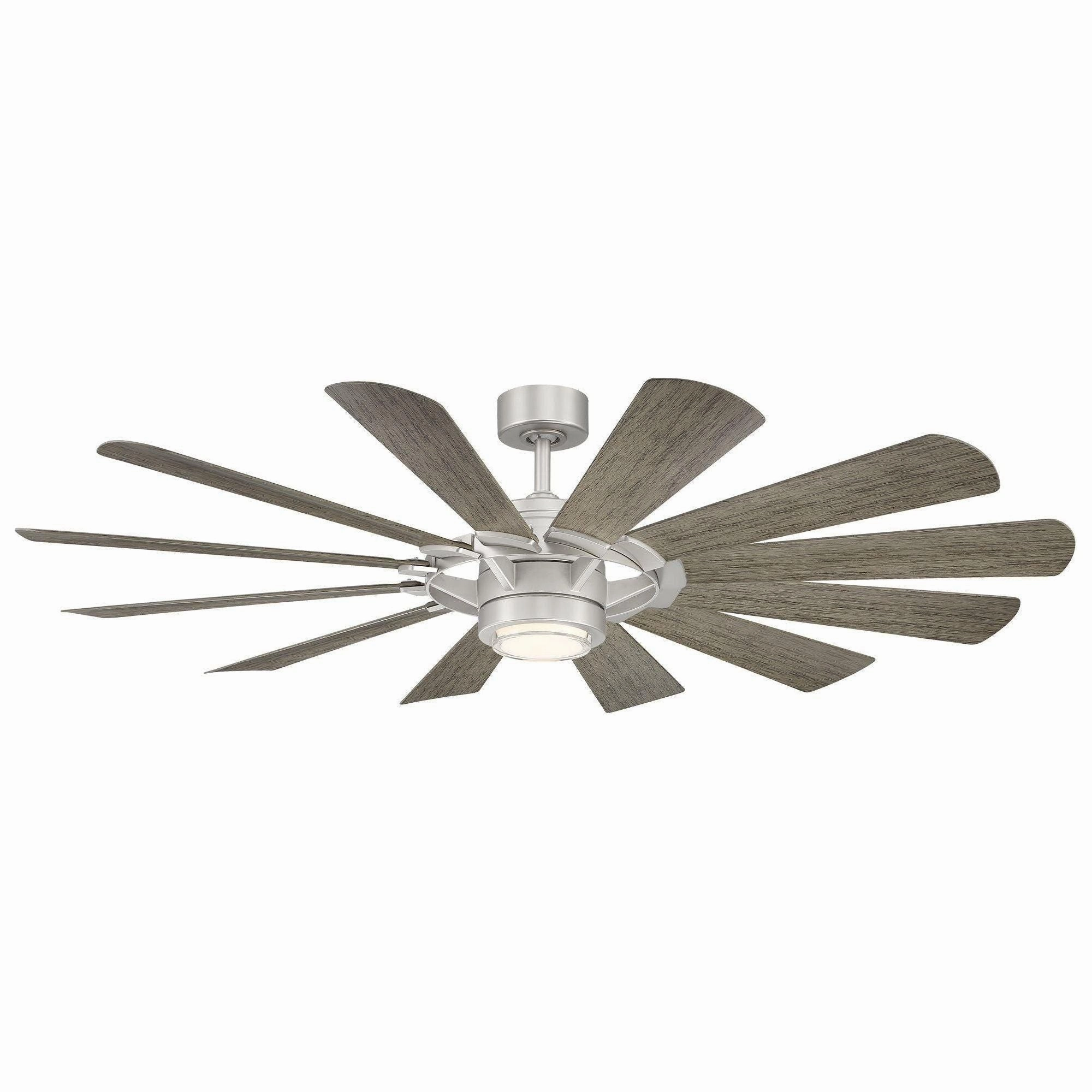 Wyndmill Indoor/Outdoor 12-Blade 65" Smart Ceiling Fan with LED Light Kit and Remote Control