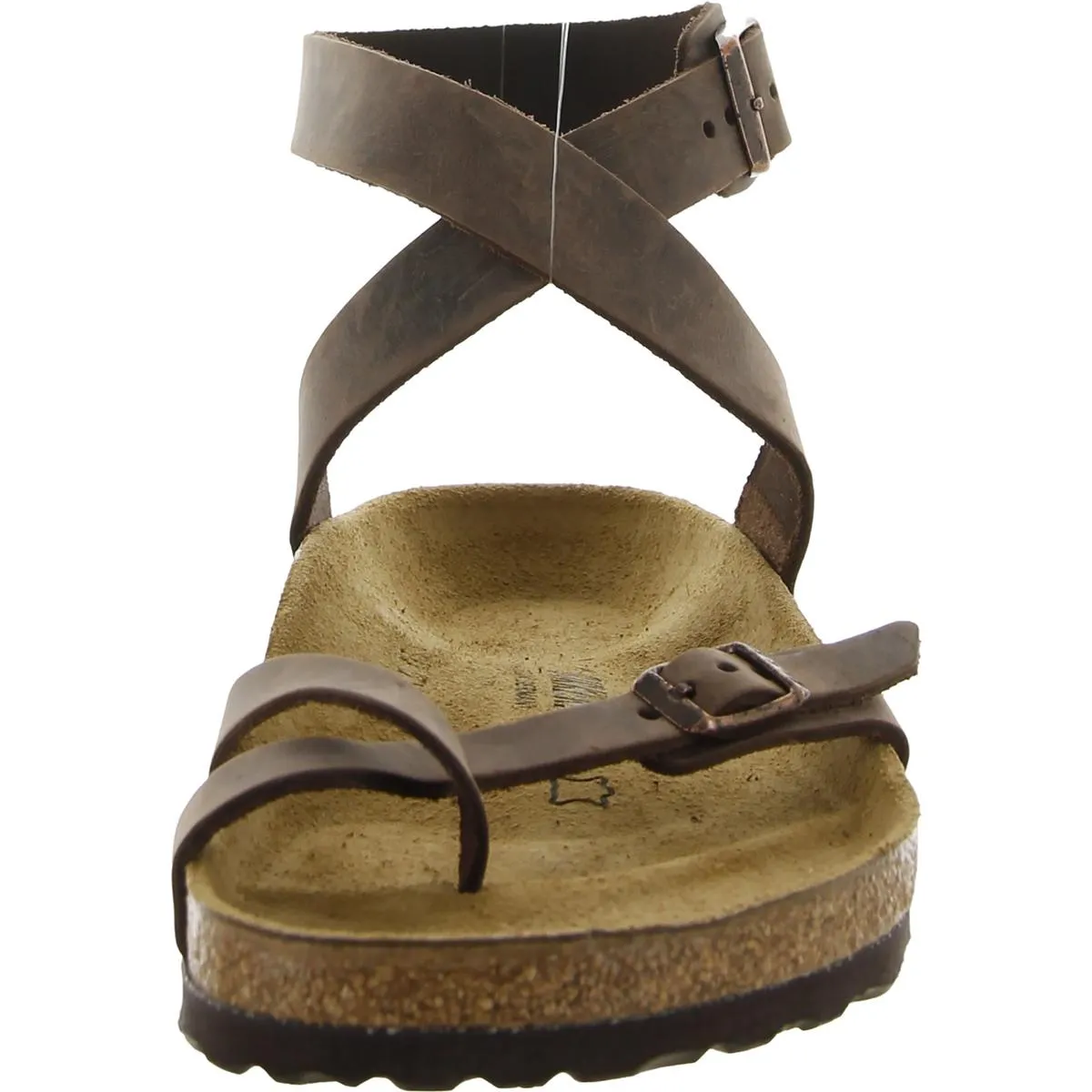 Yara Womens Leather Thong Flat Sandals