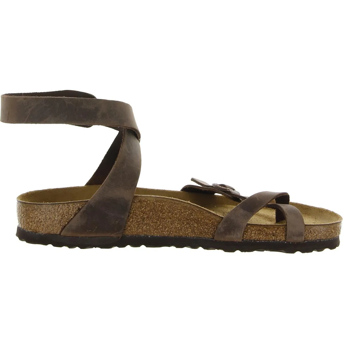Yara Womens Leather Thong Flat Sandals