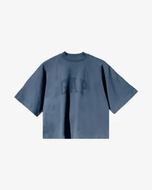 YEEZY GAP ENGINEERED BY BALENCIAGA DOVE 3/4 SLEEVE DARK BLUE NO SEAM TEE