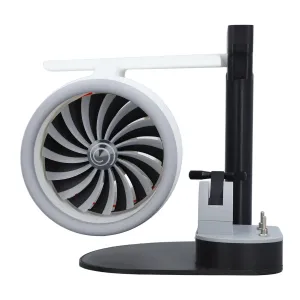 Yoidesu Jet Engine Fan, Innovative Desktop USB Turbofan Turbine Engine Fan with Misting Humidification Function for Home Office (Blue) Desktop fan with humidification feature