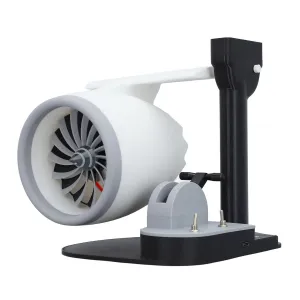 Yoidesu Jet Engine Fan, Innovative Desktop USB Turbofan Turbine Engine Fan with Misting Humidification Function for Home Office (Red) Desktop fan with humidification feature