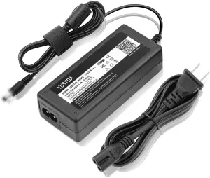 Yustda 24V AC/DC Adapter Replacement for Dreo Model DR-HTF004 DR-HTF004S DRHTF004 DRHTF004S Oscillating Tower Fan 42 Inch Bladeless Fans DC24V 1.5A 1500mA 36W 24VDC Power Supply Cord Battery Charger Tower bladeless fan for modern homes