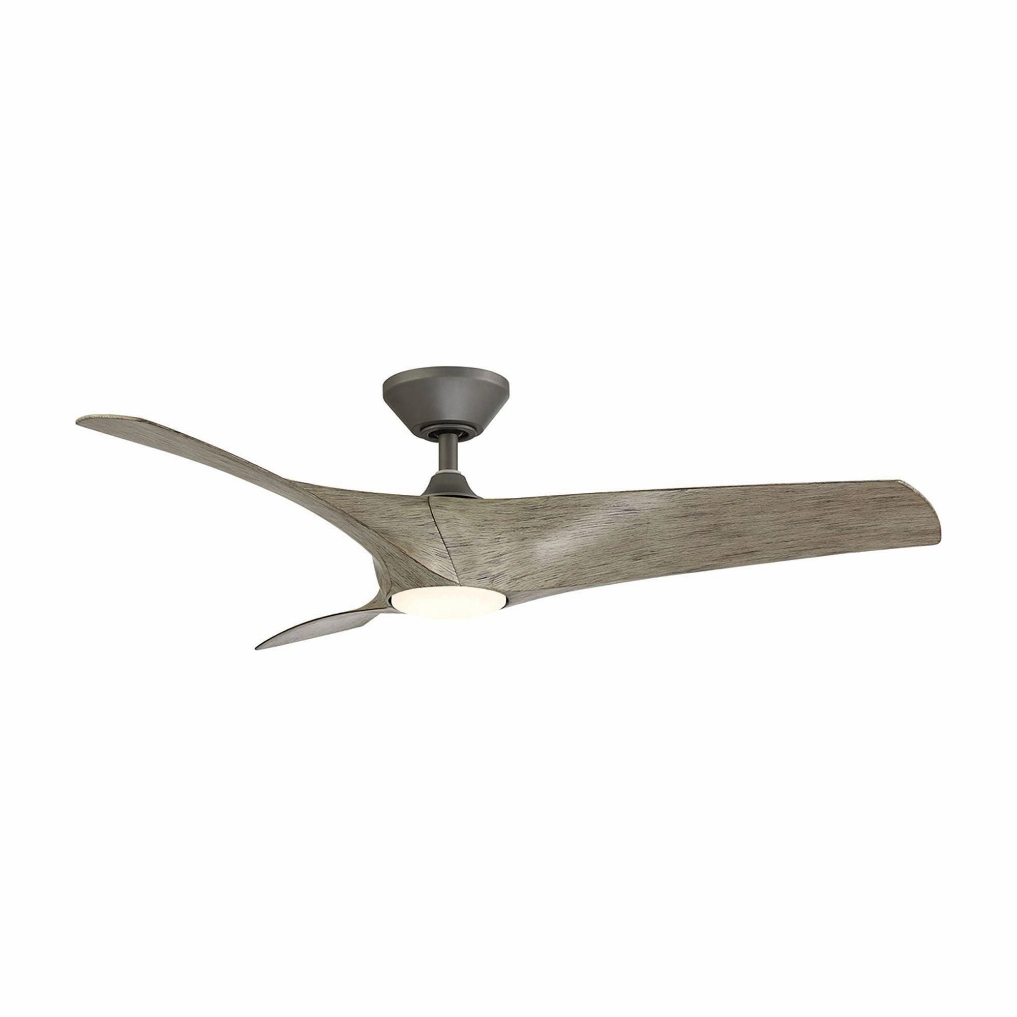 Zephyr Indoor/Outdoor 3-Blade 52" Smart Ceiling Fan with LED Light Kit and Remote Control