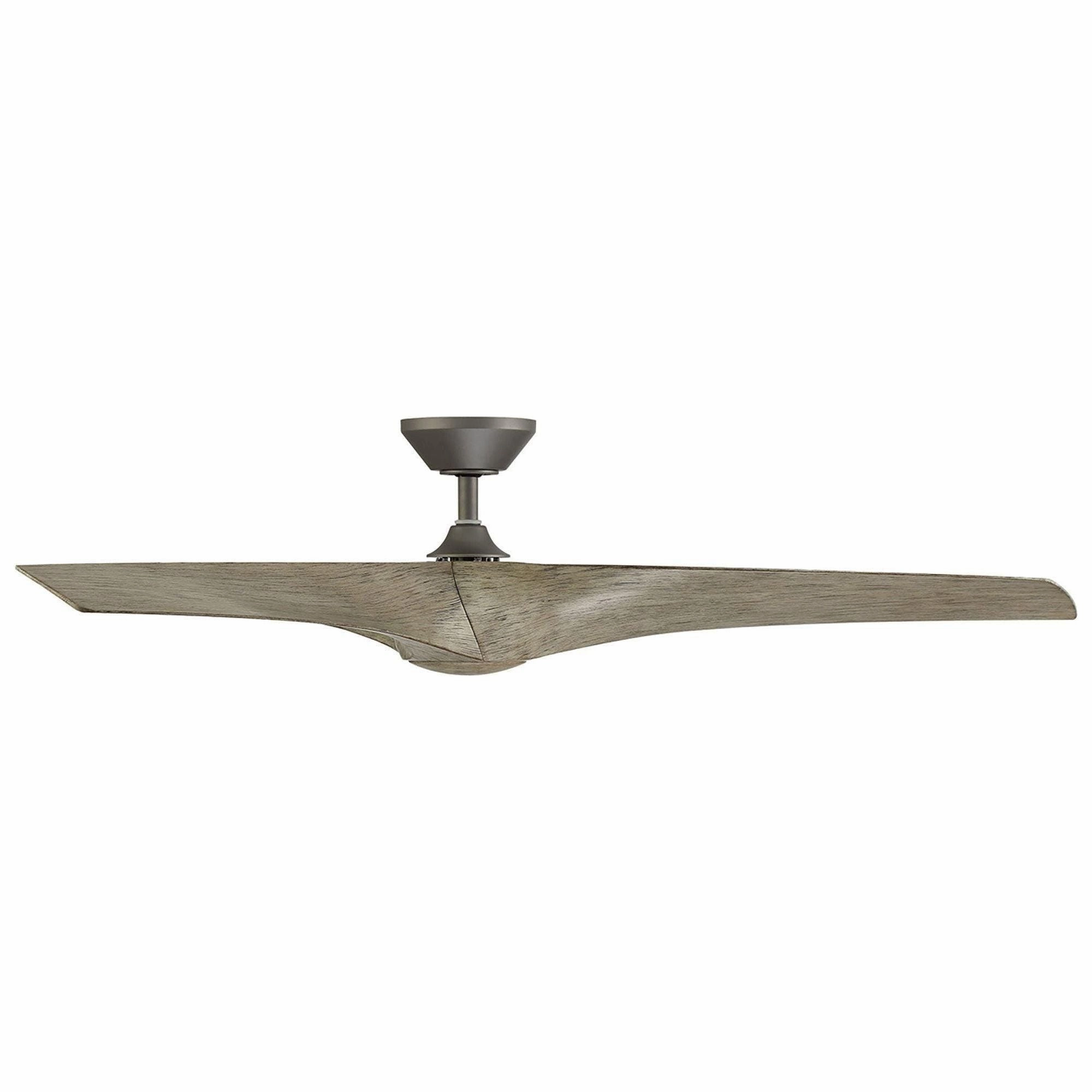 Zephyr Indoor/Outdoor 3-Blade 62" Smart Ceiling Fan with LED Light Kit and Remote Control