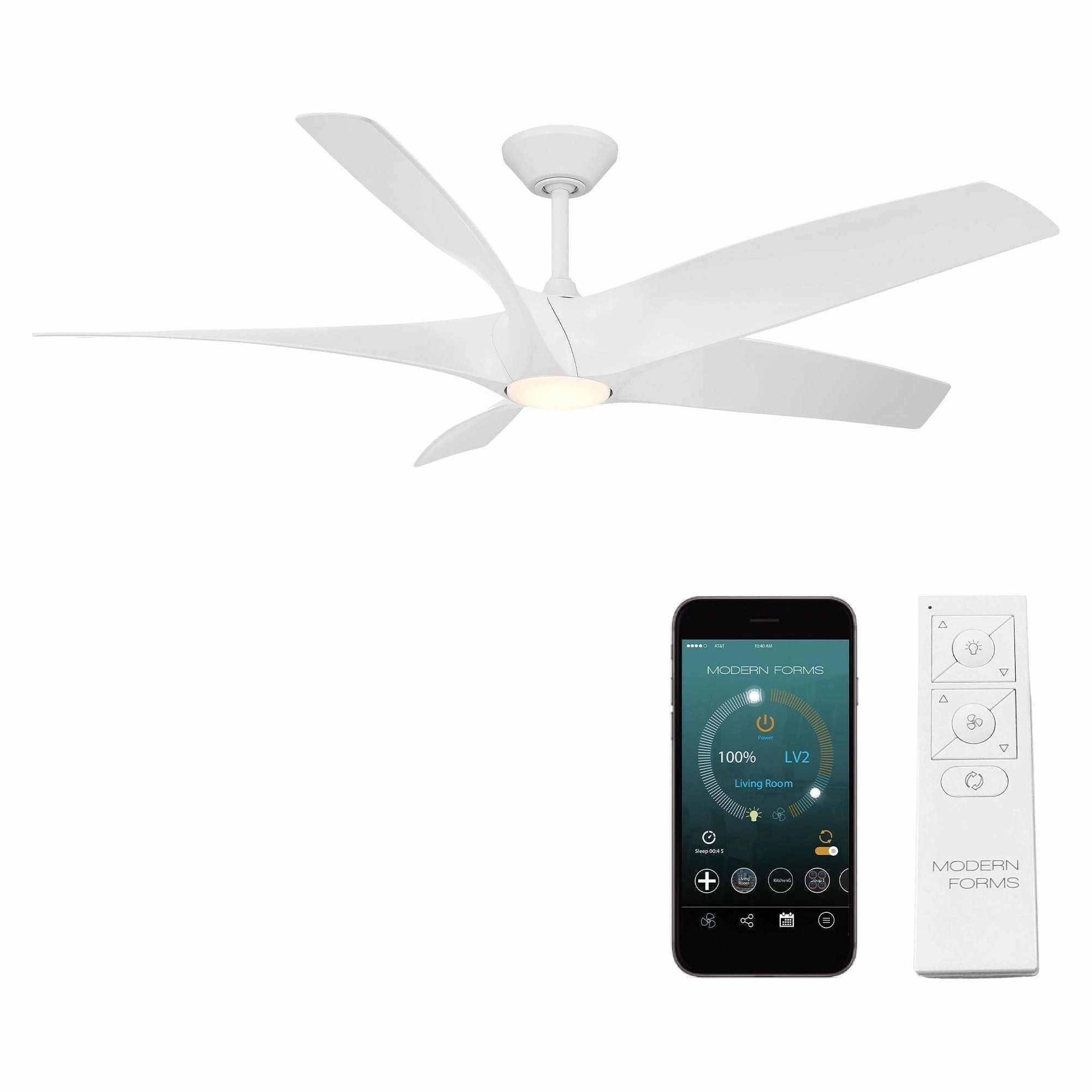 Zephyr Indoor/Outdoor 5-Blade 62" LED Smart Ceiling Fan
