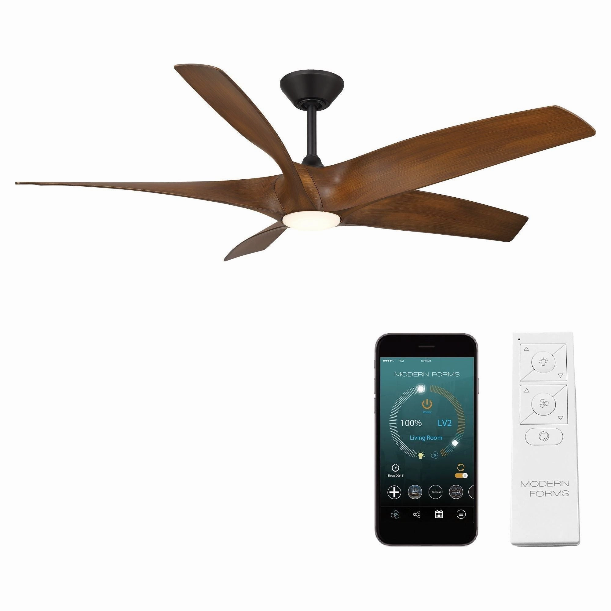 Zephyr Indoor/Outdoor 5-Blade 62" LED Smart Ceiling Fan