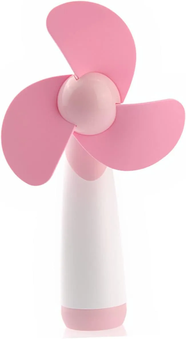 Zerodeko Ygh365b Mini Fan Battery Operated Handheld Cooling Fan Portable Personal Battery Fan with safety blade design