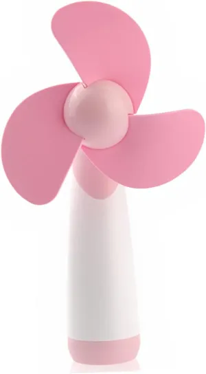 Zerodeko Ygh365b Mini Fan Battery Operated Handheld Cooling Fan Portable Personal Battery Fan with safety blade design
