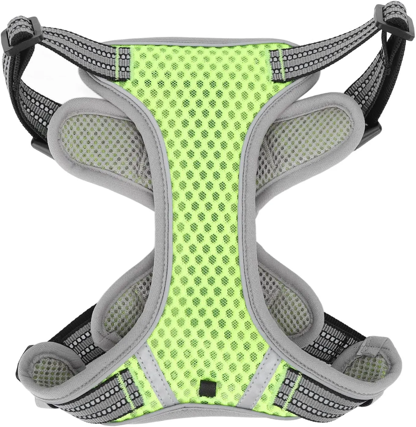 ZJchao Dog Harness, Reflective Pet Walking Harness Breathable Soft Pet Dog Vest with Handle Leash Puppy Service Vest for Small to Large Walking Running (XL)